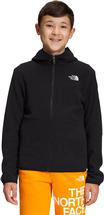 The North Face Teen Glacier Full Zip Hoodie Jacket TNFBLACK