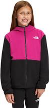 The North Face Teen Glacier Full Zip Hoodie Jacket FUSCHIAPINK