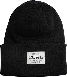 Coal Uniform Acrylic Knit Cuff Beanie BLACK