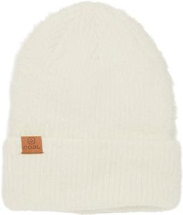 Coal Women's Pearl Fuzzy Knit Beanie OFFWHITE