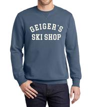 Geiger's X Wild Northland Unisex Ski Shop Crewneck Sweatshirt DENIM