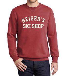 Geiger's X Wild Northland Unisex Ski Shop Crewneck Sweatshirt REDROCK