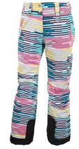 Sunice Girls' Zoe Waterproof Insulated Stretch Pant BRICKPRINT