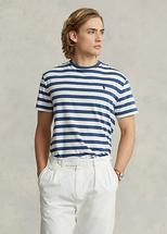 Polo Ralph Lauren Men's Classic Fit Striped Jersey T-Shirt NEVIS/CLANCYBLUE