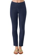Gretchen Scott Cotton / Spandex GripeLess Pants - Solid NAVY