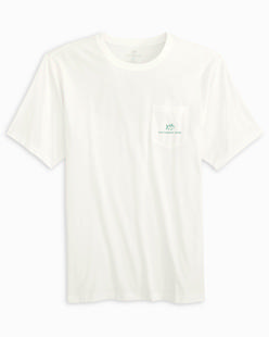 Southern Tide Men's Palm Frond Skipjack Fill T-Shirt CLASSICWHITE