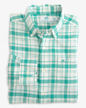 Southern Tide Men's Headland Moultrie Plaid Long Sleeve Sport Shirt TIDALWAVE