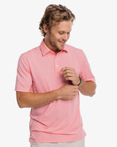 Southern Tide Men's Driver Mayfair Performance Polo Shirt FLAMINGOPINK