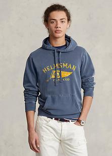 Polo Ralph Lauren Men's Graphic Fleece Hoodie ROYALNAVY