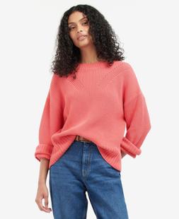 Barbour Women's Coraline Knitted Jumper PINKPUNCH
