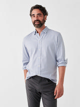 Faherty Men's The Movement Shirt LIGHTBLUEGINGHAM