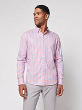 Faherty Men's The Movement Shirt SUMMERROSEPLAID