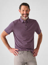 Faherty Men's Movement Short-Sleeve Polo SPRINGSTORMSTRIPE