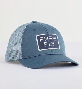 Free Fly Wave Trucker Hat SLATEBLUE