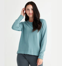 Free Fly Women's Bamboo Fleece Crewneck Pullover STORMYSEA