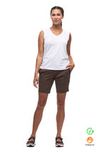 Indyeva Women's V-Neck Sleeveless Top Astrid II DAISY