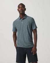 Vuori Men's Strato Tech Polo BLUESEAHEATHER