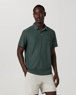 Vuori Men's Strato Tech Polo HEMLOCKHEATHER