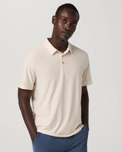 Vuori Men's Strato Tech Polo MILKWEEDHEATHER