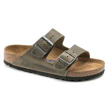 Birkenstock Men's Arizona Soft Footbed F/KHAKI