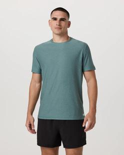 Vuori Men's Strato Tech Tee BLUEGRASSHEATHER