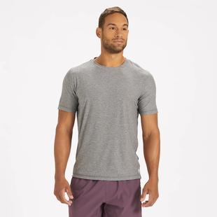 Vuori Men's Strato Tech Tee HEATHERGREY