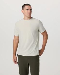 Vuori Men's Strato Tech Tee MUSHROOMHEATHER