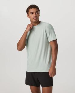 Vuori Men's Strato Tech Tee STORMBLUEHEATHER