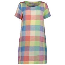 Foil Women's Class Act Plaid Linen Dress SWEETAS