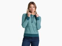 Kuhl Women's Stria Pullover Hoody EVERGLADE