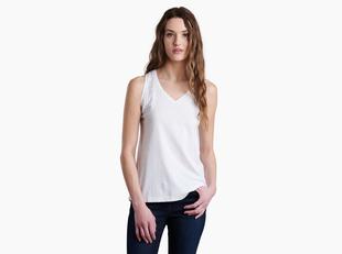 Kuhl Women's Arabella V-Neck Tank WHITE