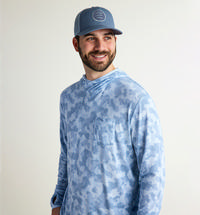 Free Fly Men's Bamboo Lightweight Hoodie CLEARWATERCAMO