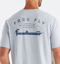 Free Fly Men's Flats Patrol Tee HEATHERASPENGREY