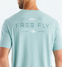 Free Fly Men's Tropic Hangout Tee HEATHEROCEANMIST