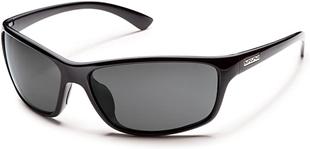  Suncloud Sentry Sunglasses (Black, Polarized Gray Lens)