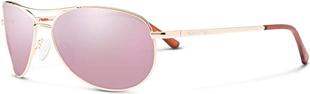 Suncloud Patrol Sunglasses (Rose Gold, Polarized Pink Gold Mirror Lens) 