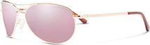  Suncloud Patrol Sunglasses (Rose Gold, Polarized Pink Gold Mirror Lens)