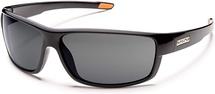 Suncloud Voucher Sunglasses (Black, Polarized Gray Lens) 