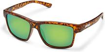 Suncloud A-Team Sunglasses (Matte Havana, Polarized Green Lens) 