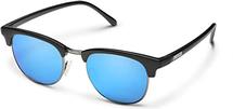 Suncloud Step Out Sunglasses (Matte Black, Polarized Blue Lens) 