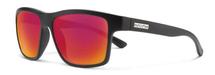 Suncloud A-Team Sunglasses (Matte Black, Polarized Red Lens) 
