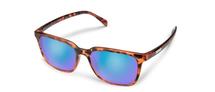 Suncloud Boundary Sunglasses (Matte Tortoise, Polarized Blue Lens) 