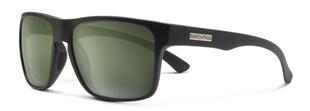 Suncloud Rambler Sunglasses (Matte Black, Polarized Green Lens) 