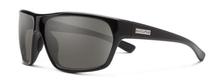  Suncloud Boone Sunglasses (Black, Polarized Gray Lens)