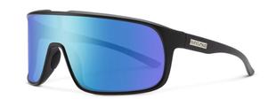 Suncloud Double Up Sunglasses (Matte Black, Polarized Blue Lens) 