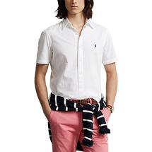 Polo Ralph Lauren Men's Short Sleeve Seersucker Shirt WHITE