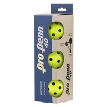 HEAD Pro Penn 40 Outdoor Pickleballs 3-Pack 