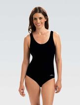 Dolfin Women's Aquashape Moderate Scoop Back One Piece Swimsuit BLACK