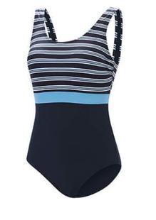  Women's Aquashape Simplicity Printed Moderate Scoop Back One- Piece