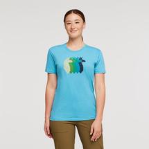 Cotopaxi Women's Llama Sequence T-Shirt POOLSIDE